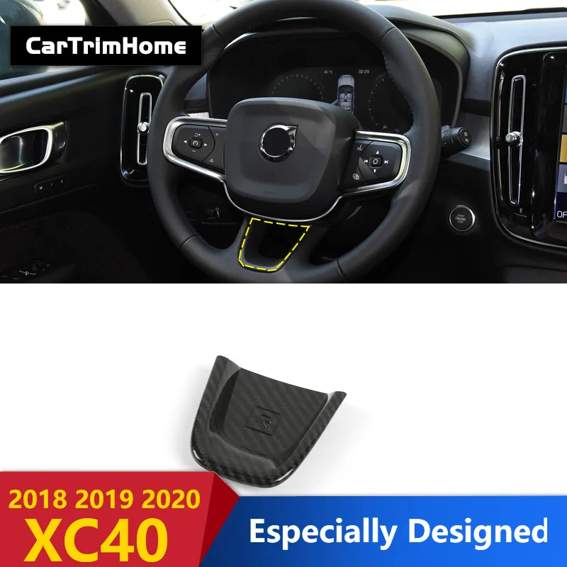 xc40 Accessories ABS Interior Steering Wheel Buttons Decoration Cover