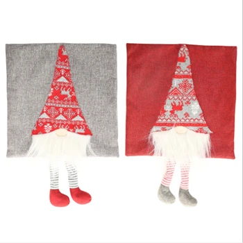 

2Pcs Pillowcase Christmas Home Decoration Sofa Car Cushion Cover 3D Doll Legs Pillow Cover Christmas Decoration Cushion Pillow C