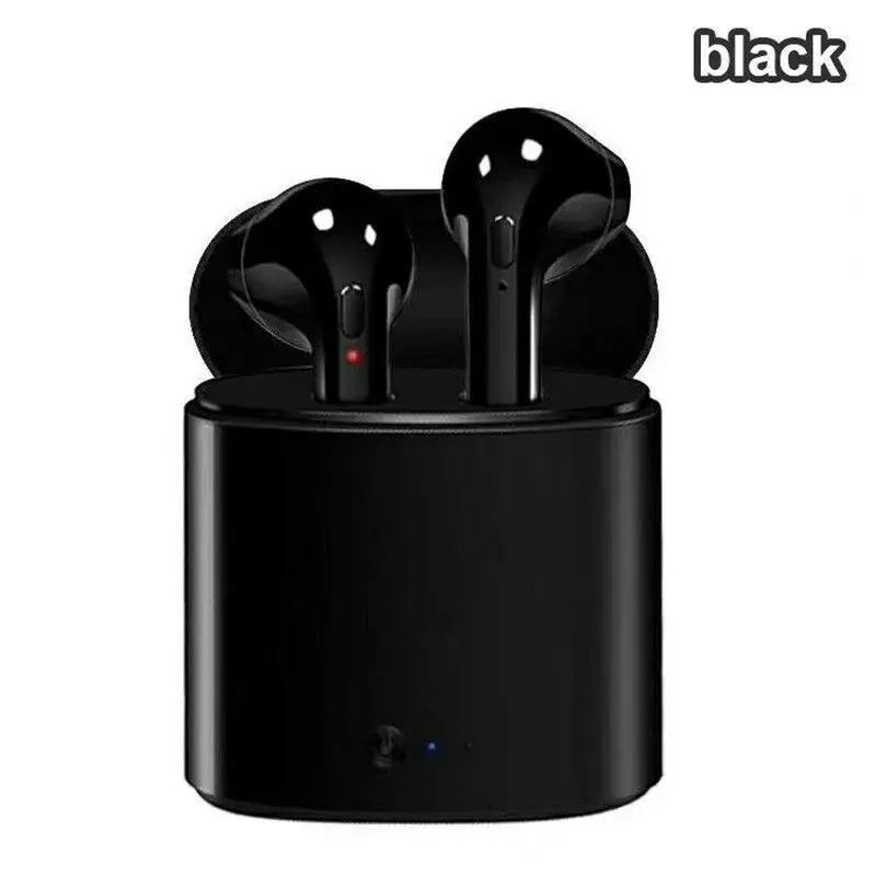 I7S мини TWS Ture беспроводные Bluetooth наушники гарнитура с микрофоном Auriculares Bluetooth наушники ухо бутон fone де ouvido - Цвет: Черный
