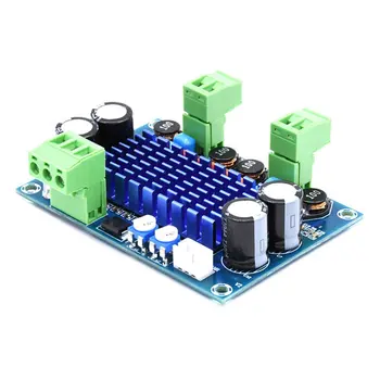 

XH-M572 TPA3116D2 2 X 120W 8V- 28V high power digital HIFI amplifier board Audio Signal Boost