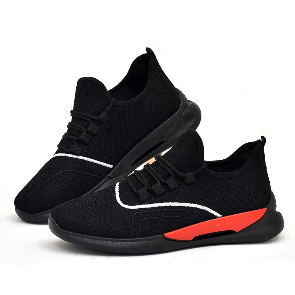 SFIT New Casual Shoes Men Breathable Patchwork Autumn Mesh Shoes Sneakers Fashionable Breathable Strap Movement Shoes