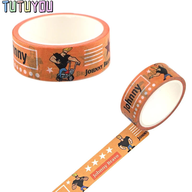 PC1138 Джони Браво милый мультфильм васи ленты Скрапбукинг DIY декоративные креативные Kawaii Маскировочные ленты