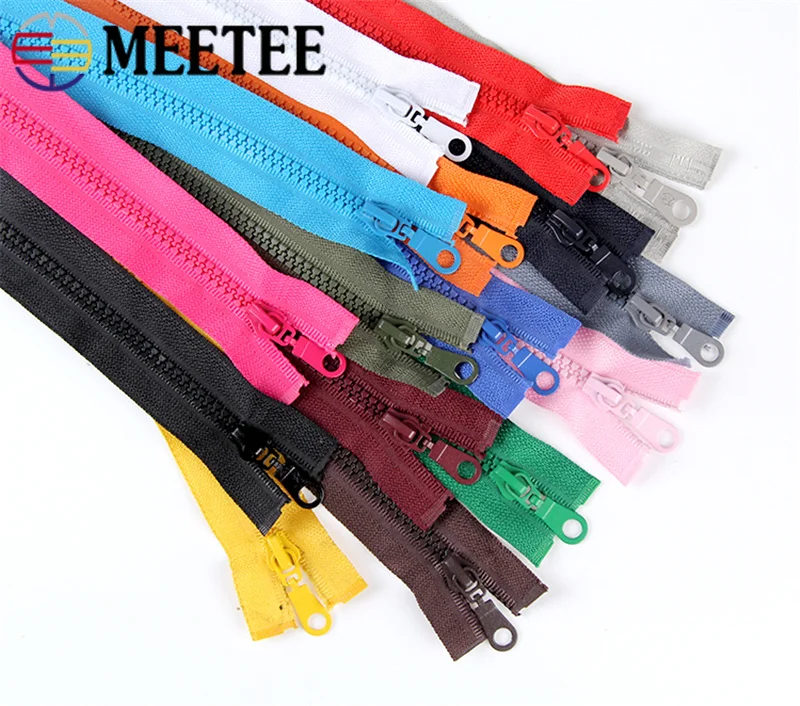 5pcs 5# Zippers Meetee Open End 70cm Resin Zipper for Sewing Garments Jacket DIY Craft Tailor Tools A7-3 | Дом и сад