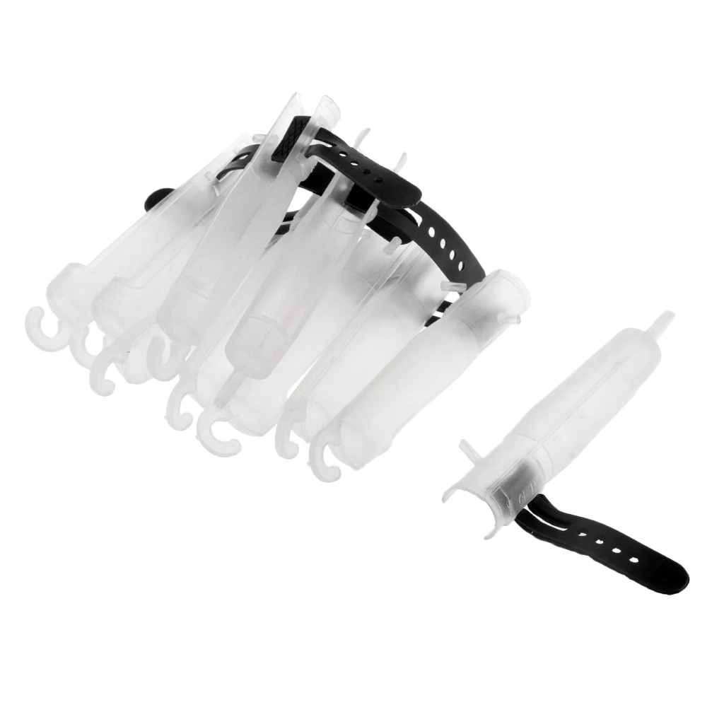 10pcs Plastic Telescopic Fishing Rod Tip Cap Cover Pole Protector Sea Fishing Equipment Replacement Tackles 
