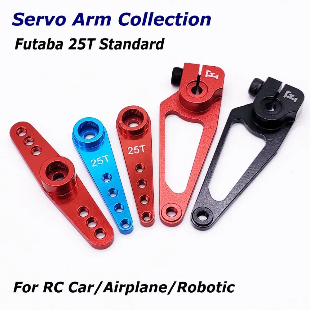 Стандартный цифровой Алюминиевый металлический сервопривод Futaba 25T для RC
