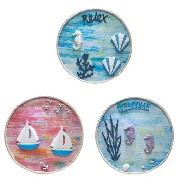 

Shells and Starfish Beach Decor for Bathroom, Bedroom or Living Room | Rustic Coastal Decor | Beach Decorations for Home