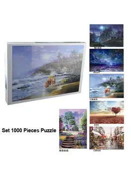 

1000PCS Beautiful Scenery jigsaw Puzzles Toys for Children Adults Learning Education Brain Teaser Assemble Toy Games Jigsaw