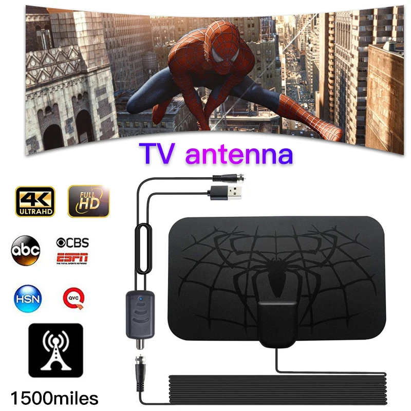 newest 2020 hdtv powerful best amplifier signal booster 55 95 miles range support 4k 1080p 9 8ft coax cable usb power adapter full hd amplified smart tv digital indoor antenna antnoordende nl