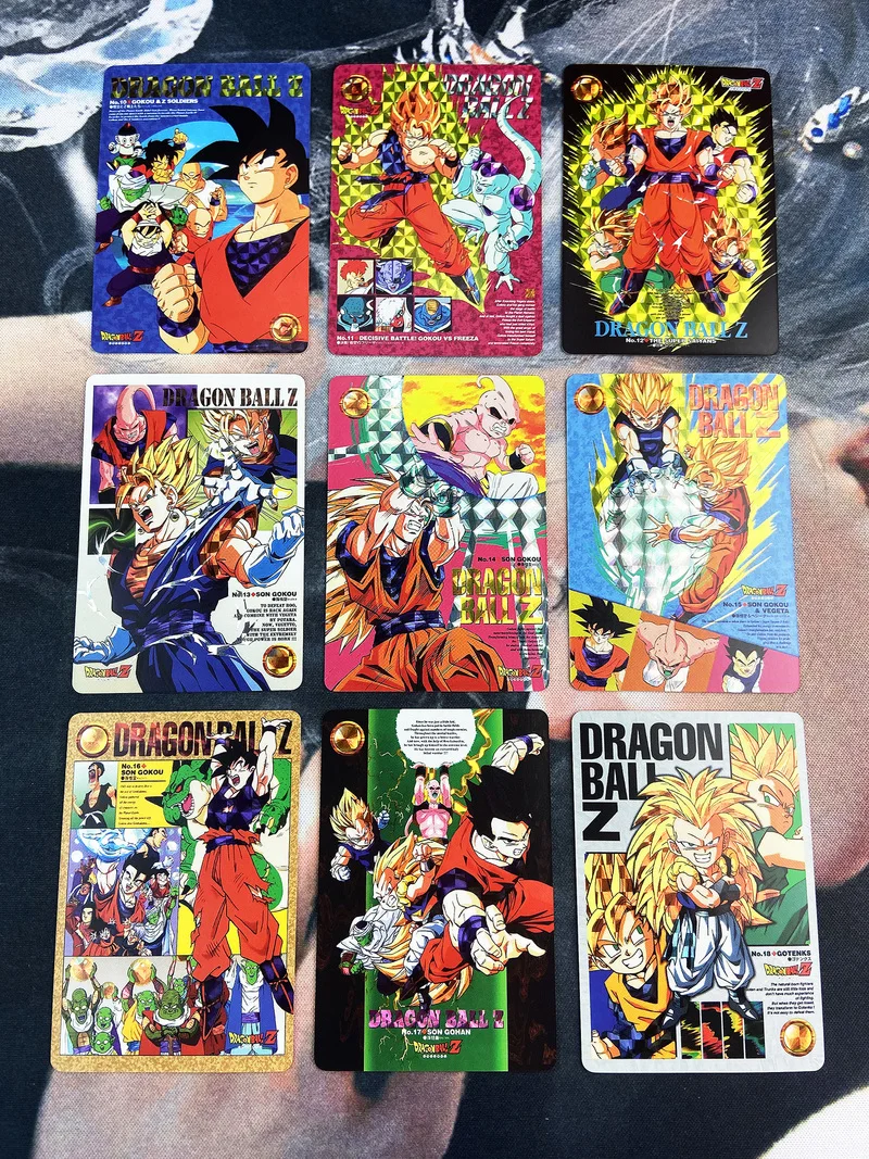 9 шт./компл. Dragon Ball Z Jumbo истории приключений супер сайян Гоку Вегета No.2 хобби