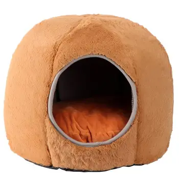 

Warm Dogs House Detachable Pet Cat Sleeping Nest Creative Pumpkin Shape Pet Nest Pet House Cat Puppy Sleeping Bed Cushion