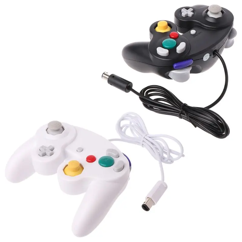 Проводной игровой Управление; GameCube геймпад для WII Игровая консоль Управление с GC Порты и разъёмы