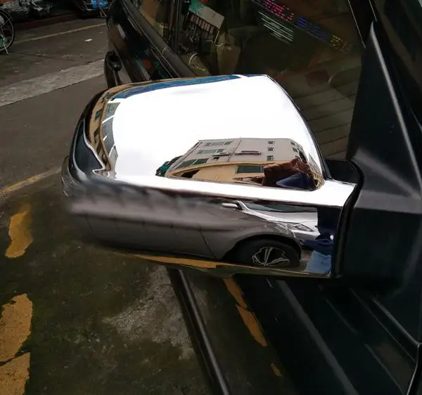DOOR SIDE WING MIRROR CHROME COVER REAR VIEW For HYUNDAI TUCSON 2004 2005 2006 2007 2008 2009 2010 2011 2012 2013 | Автомобили и