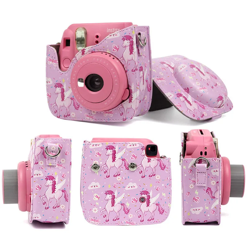 borstel olifant Reden Compatible Instax Mini 9 Camera Case Bundle Pink Horse with Album, Filters  Accessories for Fujifilm Instax Mini 9 8 8+ - AliExpress Consumer  Electronics