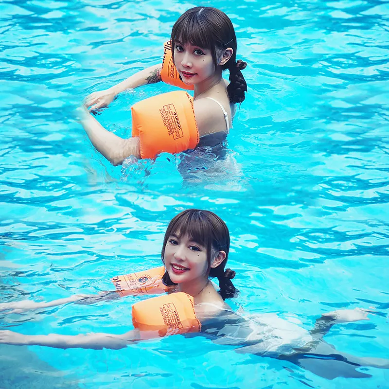

Eco-friend ПВХ надувное плавучее кольцо на руку для детей и взрослых утолщенная Двойная подушка безопасности на руку кольцо на руку