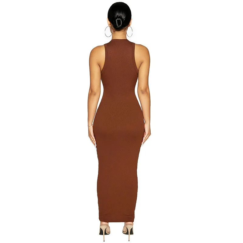 CNYISHE Rippen Gestrickte Herbst Schwarz Maxi Kleid Frauen 2021 Sexy Party Bodycon Lange Kleid Rundhals Engen Kleider Roben Sommerkleid