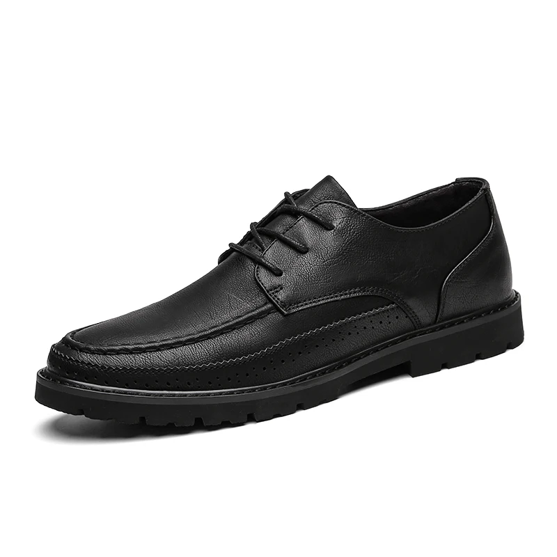 

Spring Men Loafers Luxury Brand Men Flat Shoes Fashion Casual Male Shoes Men Leather Shoes Leather Sneaker Size 38-44 *M6601