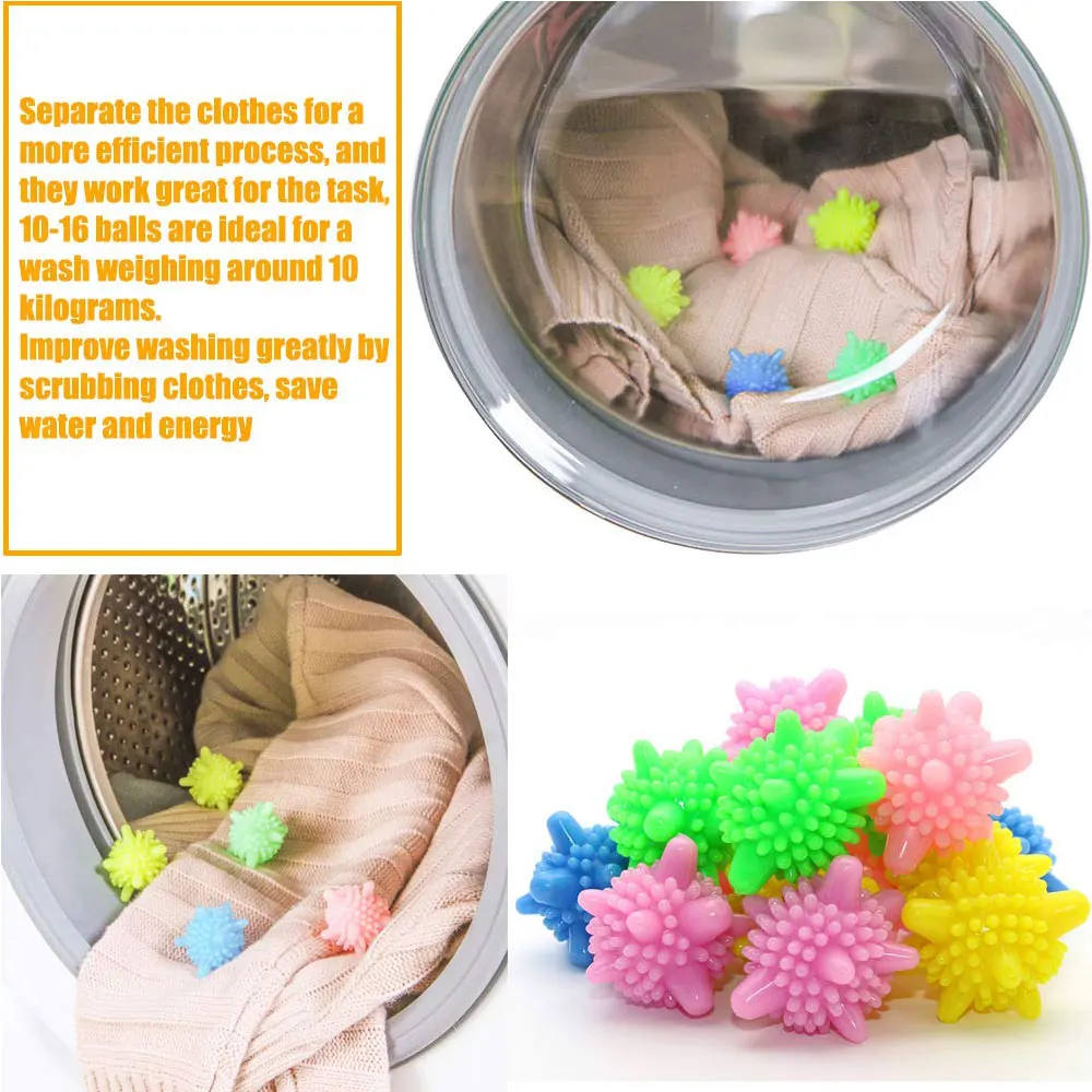 5 шт./партия волшебный Прачечная сухой шарик шар для стирки белья дома Чистка