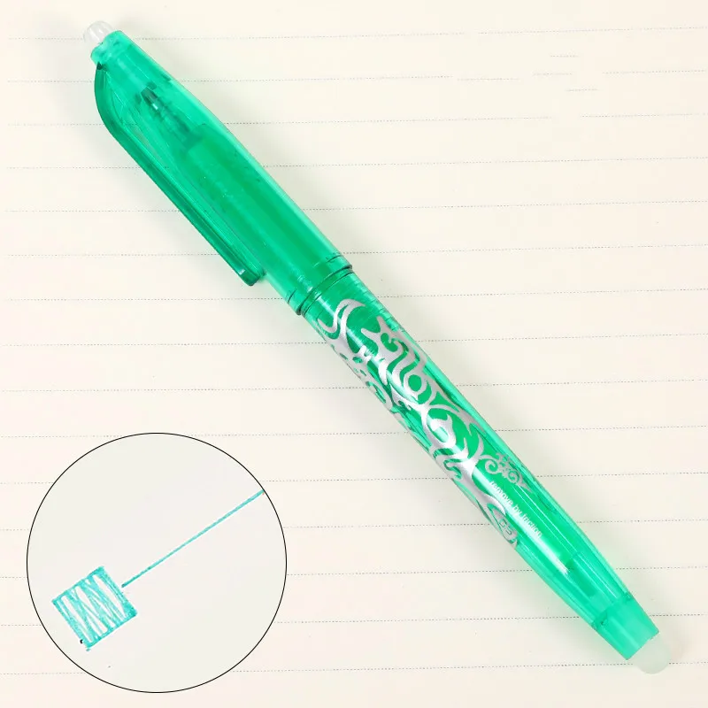 1 шт школьная стираемая шариковая ручка включает в себя Цветные Шариковые Ручки автоматический карандаш Топ ластик для маркировки письма офиса школьные принадлежности