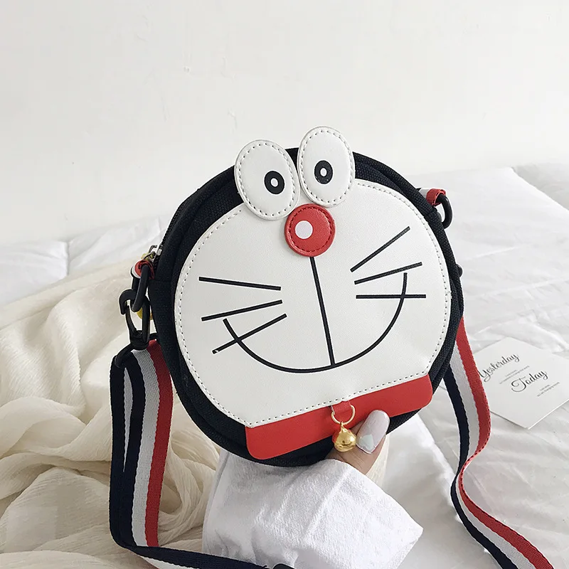 Doraemon мультфильм маленькая круглая сумка новая Корейская версия тренда милая девушка цепь плеча Сумка