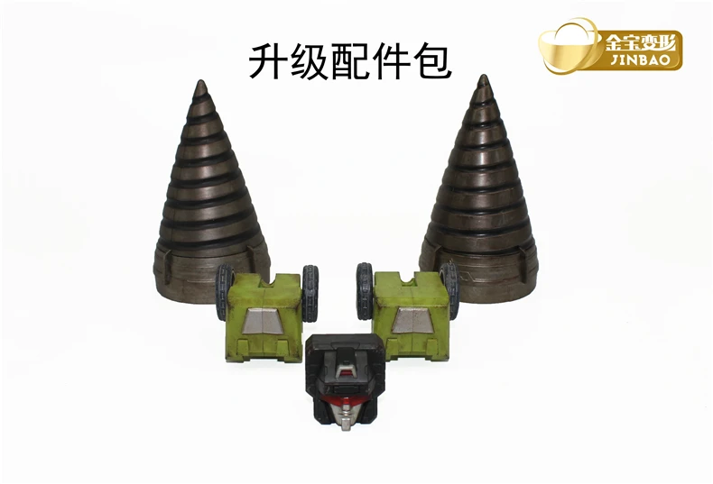 JINBAO Oversized Devastator 6pcs Engineering 45cm Figure Collection Toys Battle Damage Version With Upgrade kits