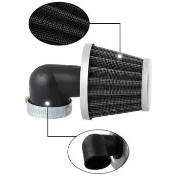 

35mm Air Filter Clamp On Air Filter Cleaner 90 Degree Elbow Bend For 50cc-110cc Go Kart Dirt Bike Motorcycle