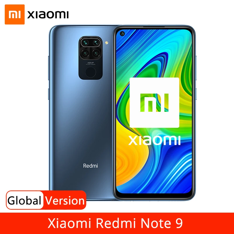 Смартфон Xiaomi Redmi Note 9 3 Гб 64 ГБ/4 ГБ 128 Восьмиядерный Helio G85 четыре задних камеры 48 МП 6