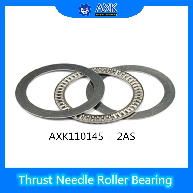 

AXK110145 + 2AS Thrust Needle Roller Bearing With Two AS110145 Washers 110*145*6mm ( 1 Pcs) AXK1122 889122 NTB Bearings