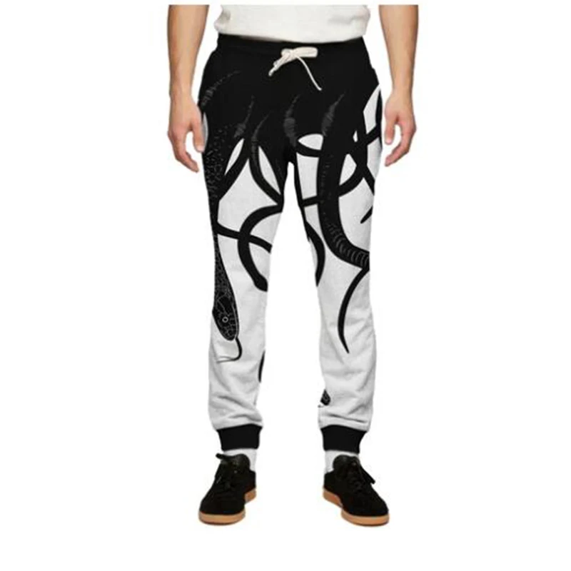 

MODAVELOCE Print Black Snakes Sweatpants Men Joggers Sweatpants Set Gym Track Pants For Men Elastic Men Jogger Swearpants