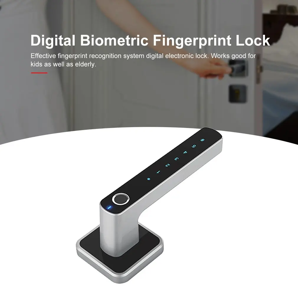  E31 Digital Intelligent Biometric Fingerprint Lock Keyless Smart Door Lock Fingerprint+Password Unl - 4000432740557
