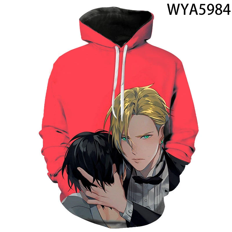 

New Fashion Anime Banana Fish Boy Girl Kids Long Sleeve Sweatshirts 3D Printed Hoodies Pullover Men Women Children Jacket