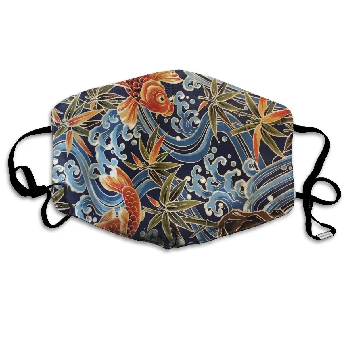 

Unisex Print Mouth Mask - Fish Koi Art Lovers Polyester Anti-dust Mouth-Muffle - Fashion Washed Reusable Face Masks for Outdoor
