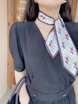 

HOT Summer women Silk square Women Scarf Soft Multicolor Printing Kerchief Neck decorative scarfs foulard Apparel Accessories