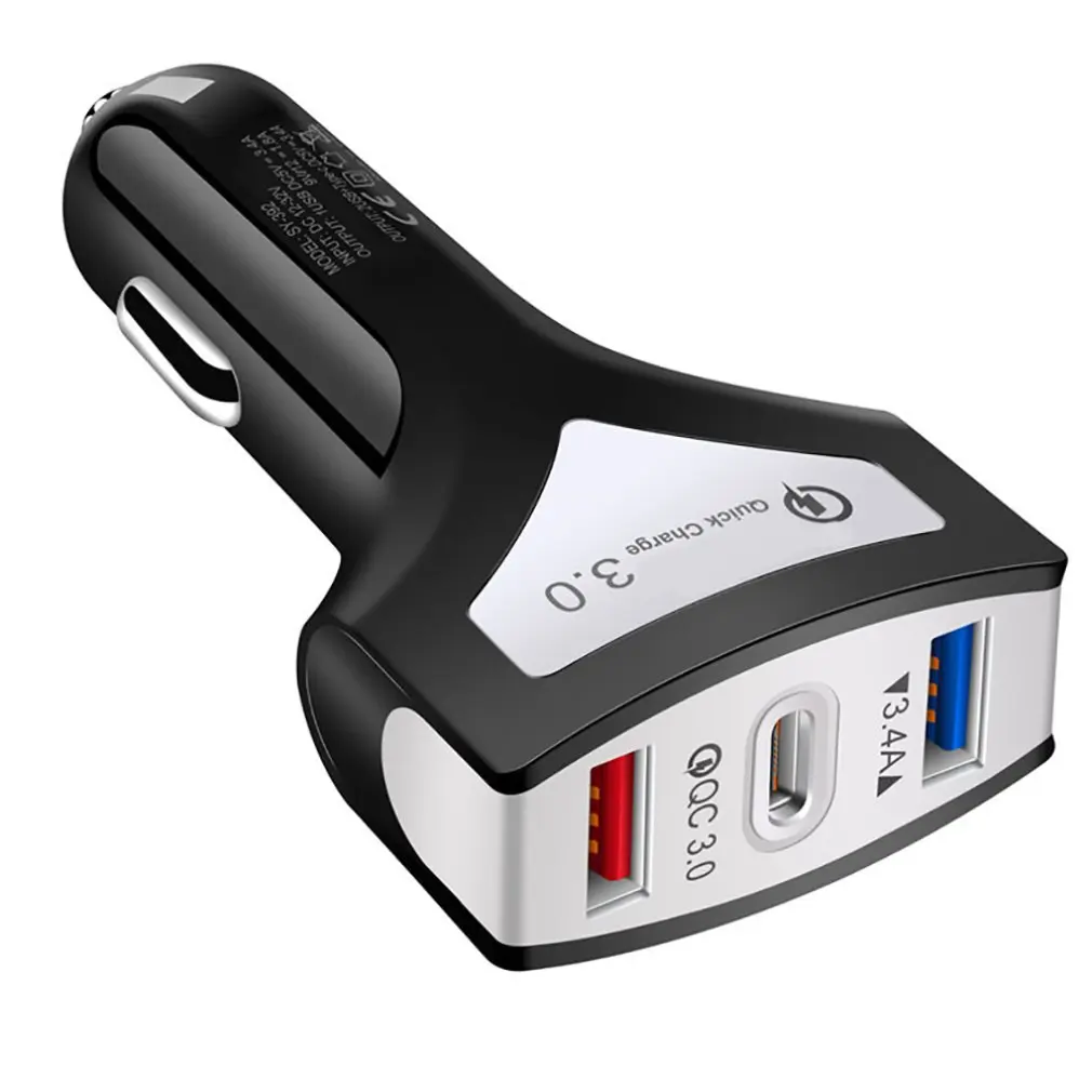 Pd Быстрая зарядка 3 0 Dual Usb Автомобильное зарядное устройство автомобильный