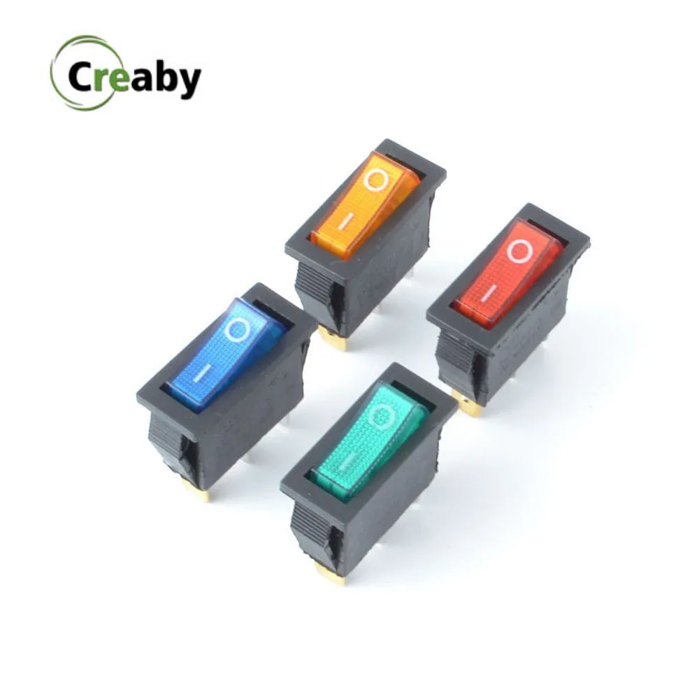 2-позиционный 3-контактный кнопочный переключатель KCD3 ВКЛ-ВЫКЛ 250 в 16 А