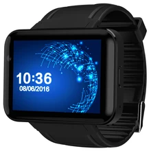 DM98 Bluetooth Смарт-часы 2,2 дюймов ОС Android 4,4 3g Smartwatch телефон MTK6572A двухъядерный 1,2 ГГц 4 Гб rom камера WCDMA gps