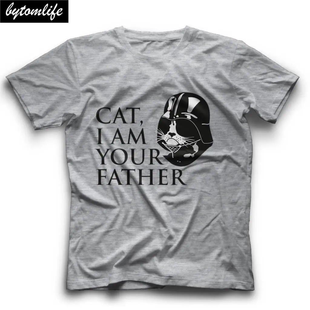 Новинка 2019 летняя Высококачественная футболка с принтом кота Am Your Father для
