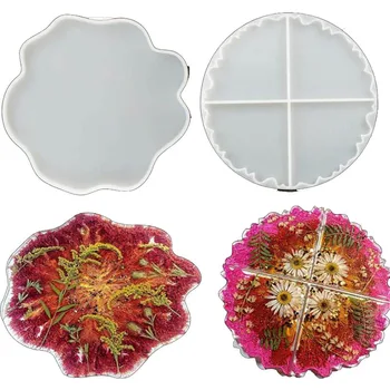 

Combination Wave Coaster Silicone Mold For DIY Handmade Making Crafts Crystal Epoxy Mold Epoxy Resin For Jewelry Making