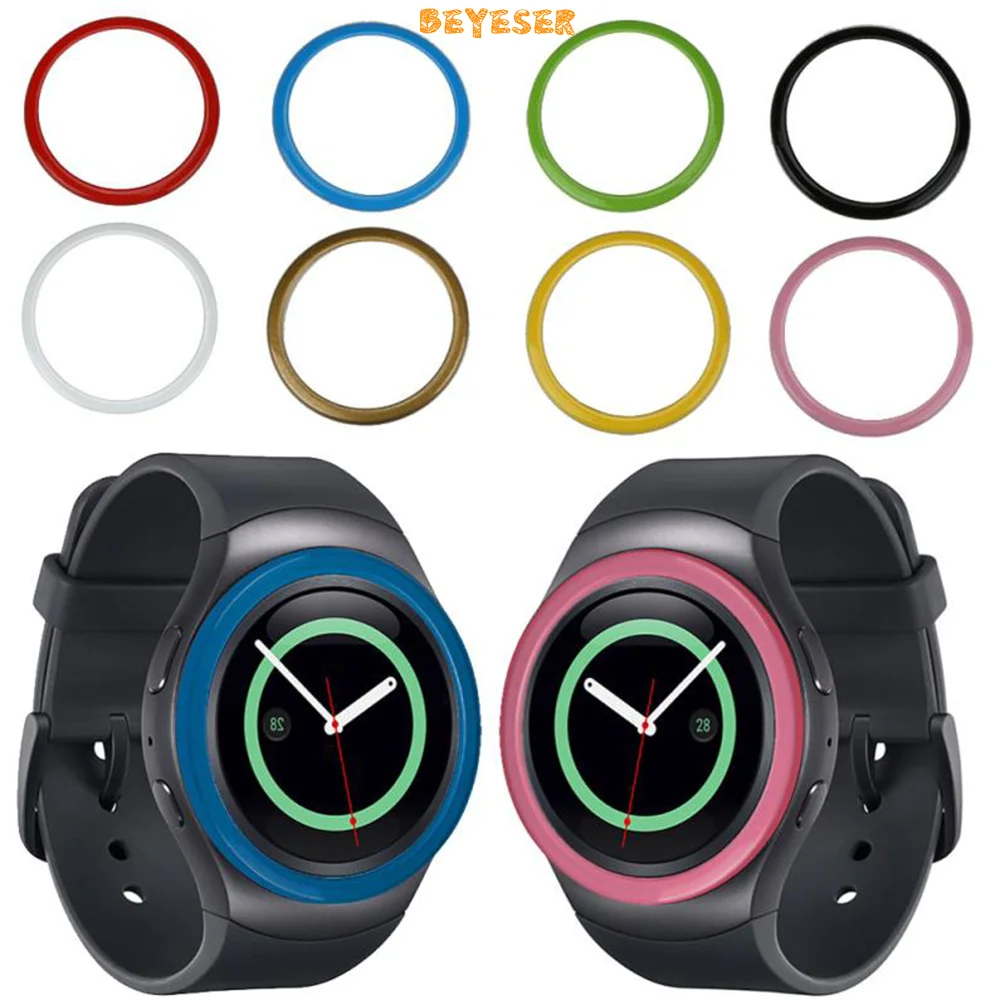Лидер продаж кольцо для часов Samsung Gear S2 циферблат Безель металлическая наклейка