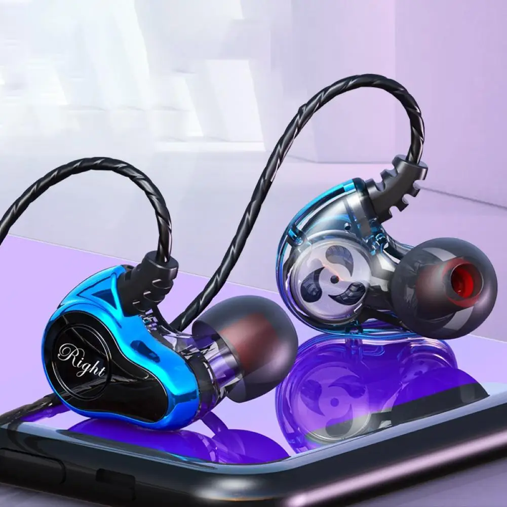 

S610 4-Core Dual Coil 3.5mm HiFi In-Ear Wired Earphone 6D Sports Bass Headset