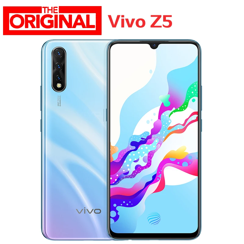 Мобильный телефон Vivo Z5 4G LTE Snapdragon712 Android 9 0 6 38 &quot2340x1080 6G RAM 256G ROM Face ID fingerprnit
