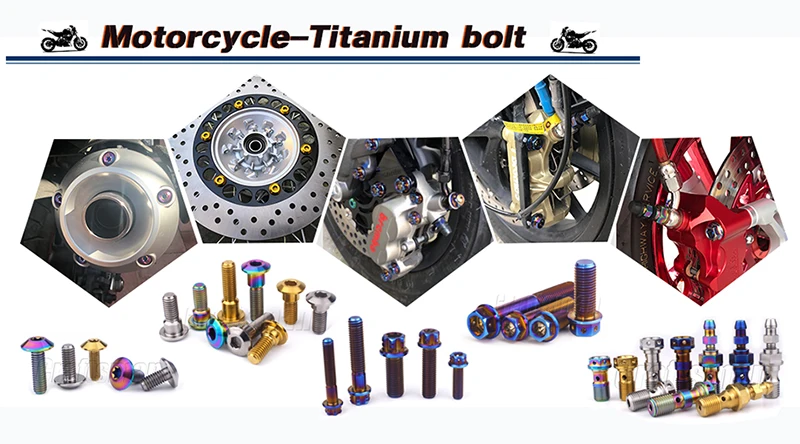 Титан Ti болты M8X33mm тормозного диска Болты ротора для Suzuki GSXR M8X33 велосипед аксессуары титановый, серебряного цвета Винты 4 шт./6 шт