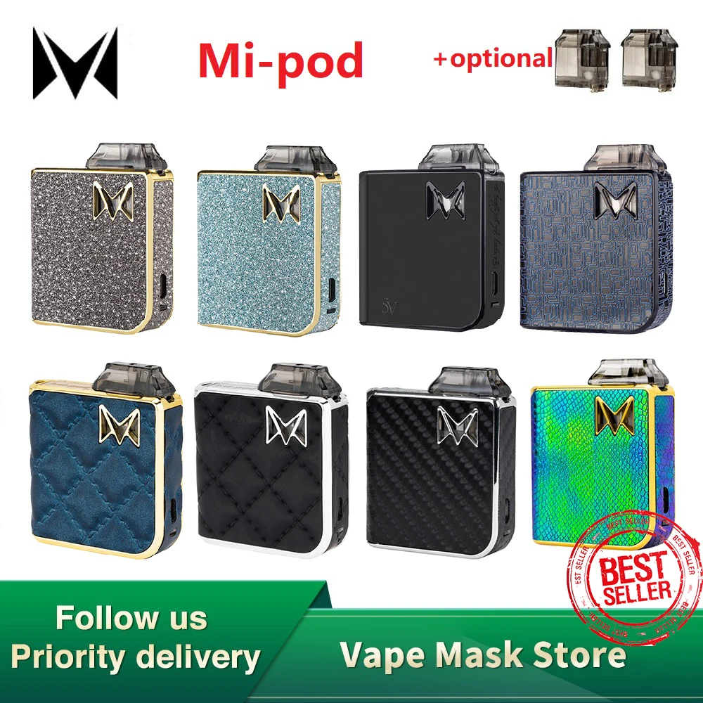 Горячая Распродажа Mi Pod Vape Kit с аккумулятором 950 мАч и 2 мл электронная сигарета