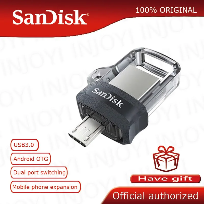 

Sandisk USB 3.0 128GB Extreme high speed Dual OTG USB Flash Drive 64GB USB Stick SDDD3 Pen Drive 16GB 150M/S PenDrive 32GB