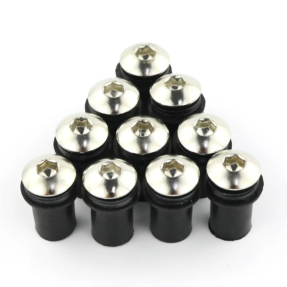 Complete Kuipboutenset Windscherm Bouten Voor Yamaha FZ6R FZ6 FZ8 FZ1 FJR1300 - Kleurrijk Aluminium