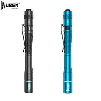 

Wuben E19 Medical Penlight Tactical Self-defense Flashlight NICHIA 219C LED max 200 lumen writing pen with AAA batteries Torch