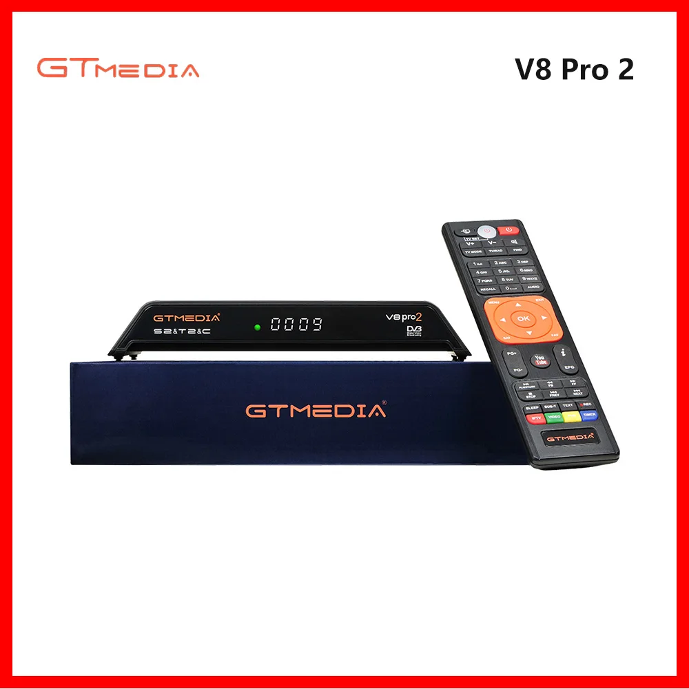 

GTMedia V8 Pro DVB-S2+T2/Cable/ISDB-T Combo Satellite Receiver H.265 CCCamd Server HD Newcamd Powervu Biss IPTV m3u Set Top Box