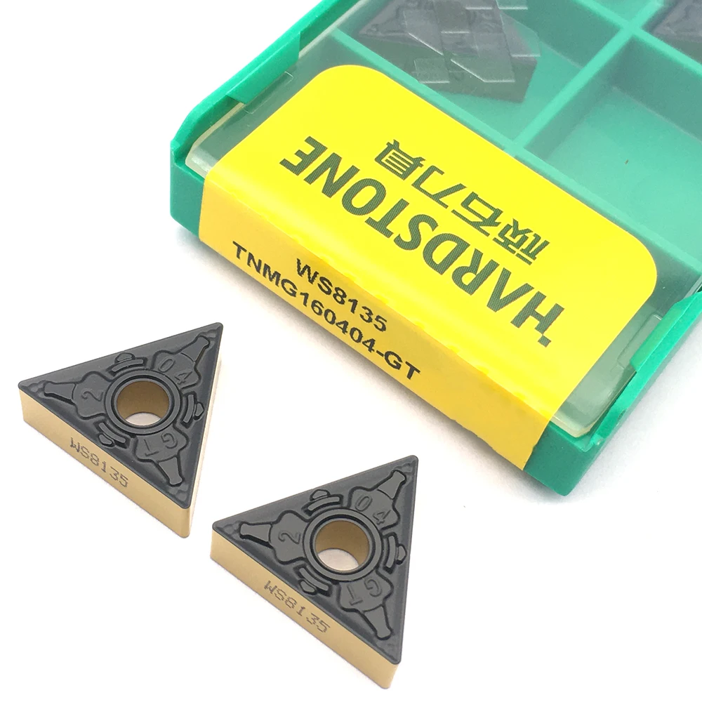 100% Original WS8135 TNMG160404 GT For WC Type U Drill Bit tool Carbide Inserts CNC Lathe Cutter Turning Tools For Steel