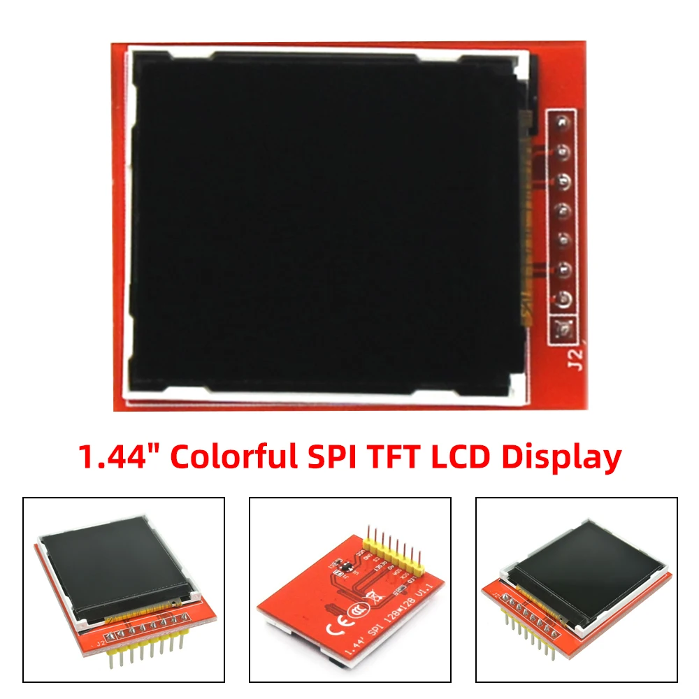 

1.44" SPI TFT LCD Display Module ST7735 128X128 Replace 5110/3310