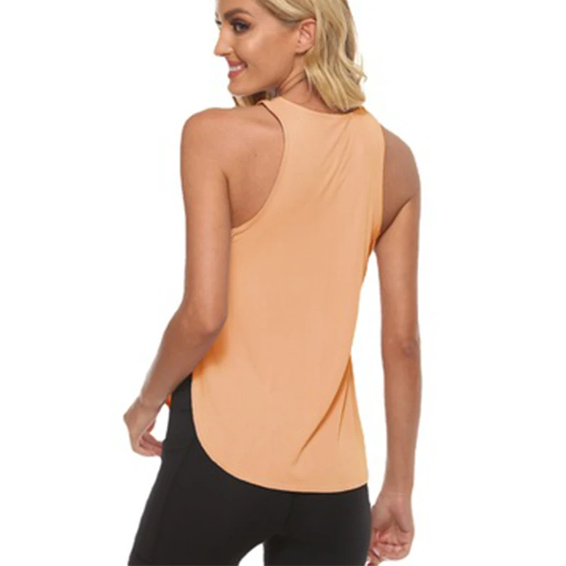 Yoga Vest Women Running Shirts Sleeveless Gym Tank Top Sportswear Quick Dry Breathable Workout Tank Top Fitness Clothes yoga shirts