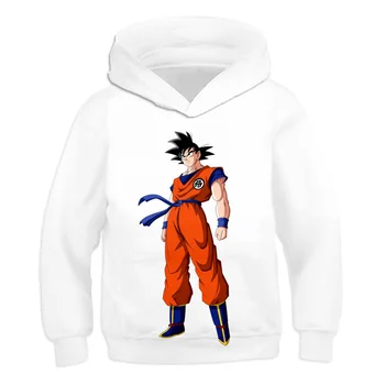 

3D Printed Goku Anime Hoodie Dragon Ball Z Pocket Hooded Sweatshirts Streetwear Dragon Ball Leisure Casual Hoodie Youth coat